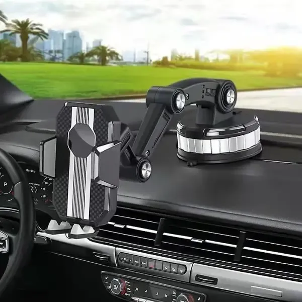 Fixed Car Accessories Shockproof Navigation Mobile Phone Holder Large Van Plus Suction Cup Type Articulated Arm Car Mobile Phone Holder - Image 4