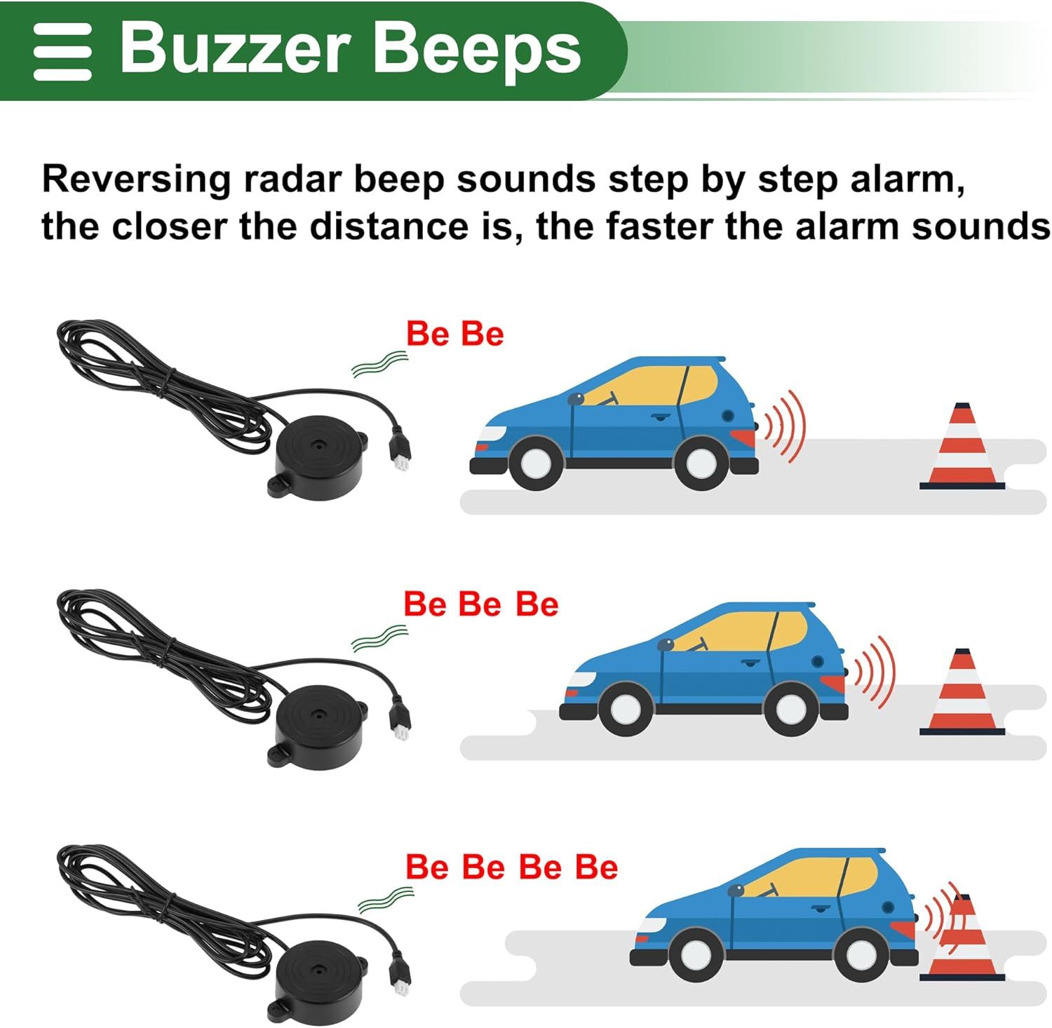 Car reversing sensor, auto parking system reversing radar, automotive replacement use, vehicle maintenance accessory - Image 5