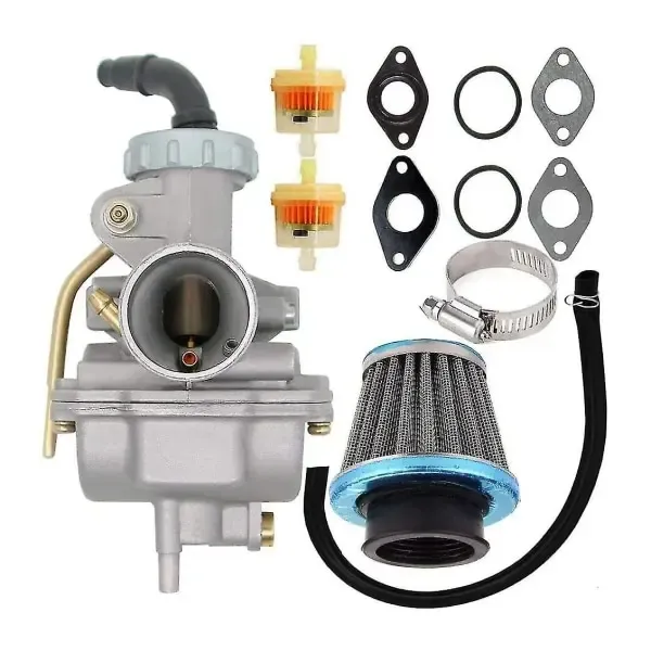 Pz20 Carburetor for 50cc 70cc 90cc 110cc 125cc 4-stroke Engine, Metal material, engine fuel mixing replacement, Silver Color - Image 1