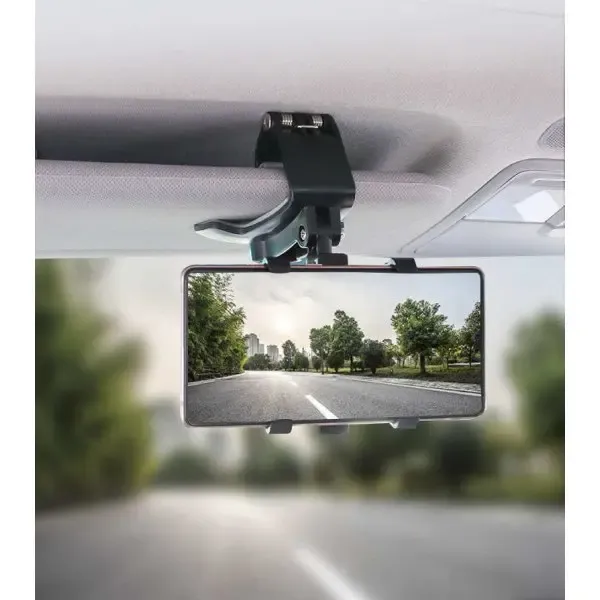 Swivel Mobile Holder - The Car, Silicone + Rubber material, dashboard mounting, stable phone or GPS support, Black Color - Image 3