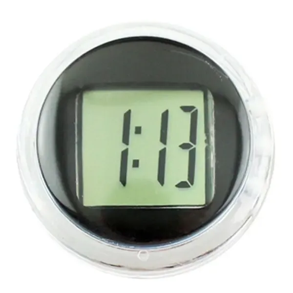 Universal Motorcycle Watch Accessories Watch Digital Watch Black, ABS + Rubber material, automotive replacement use, Black Color - Image 1
