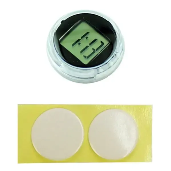 Universal Motorcycle Watch Accessories Watch Digital Watch Black, ABS + Rubber material, automotive replacement use, Black Color - Image 2