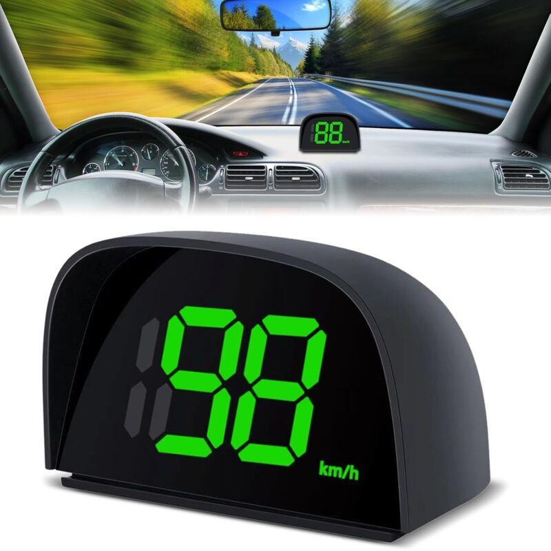 Car Digital Speedometer: Universal HUD Head Up Display Car Speedometer Motorcycle for Bike Motorcycle Car, automotive replacement use - Image 1