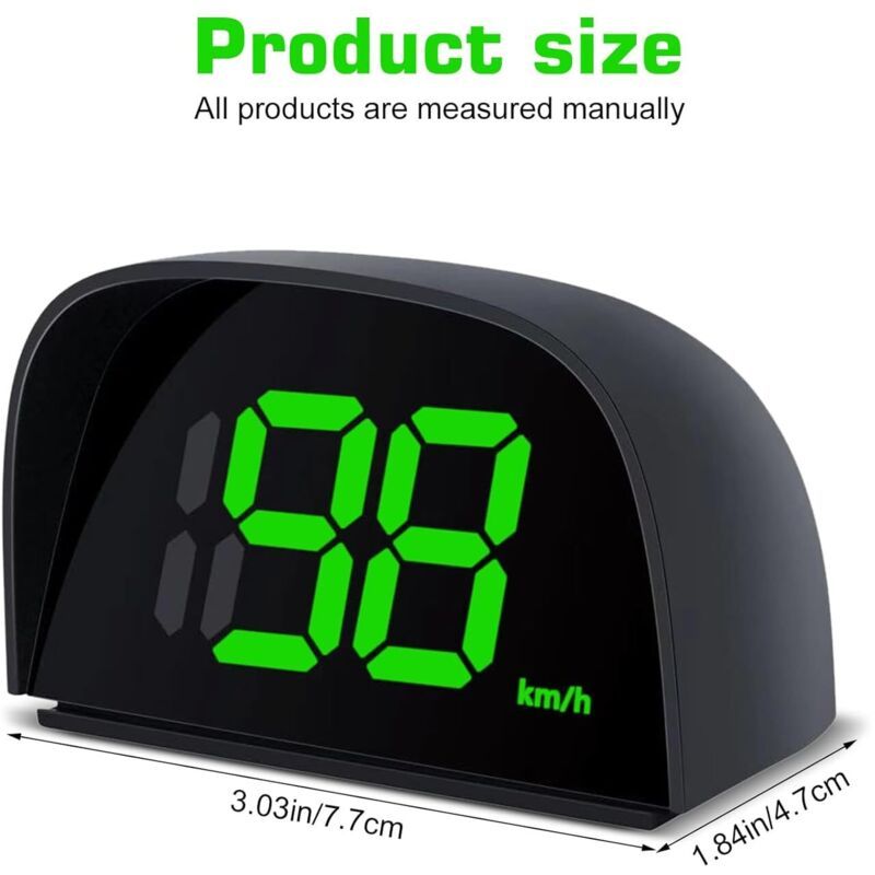 Car Digital Speedometer: Universal HUD Head Up Display Car Speedometer Motorcycle for Bike Motorcycle Car, automotive replacement use - Image 2