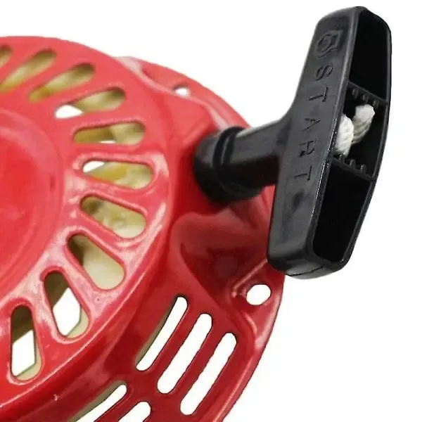 Pull Starter Start compatible with Gx120 Gx140 Gx160 Gx200 5.5hp 6.5hp Alternator, Plastic + Metal material, pull start replacement, Red Color - Image 3