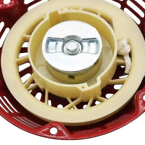 Pull Starter Start compatible with Gx120 Gx140 Gx160 Gx200 5.5hp 6.5hp Alternator, Plastic + Metal material, pull start replacement, Red Color - Image 4