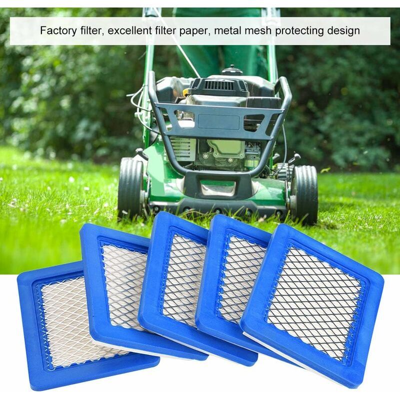Briggs Stratton 491588 Air Filter - 5-Pack Lawn Mower Replacement Filters, automotive replacement use, vehicle maintenance accessory - Image 2