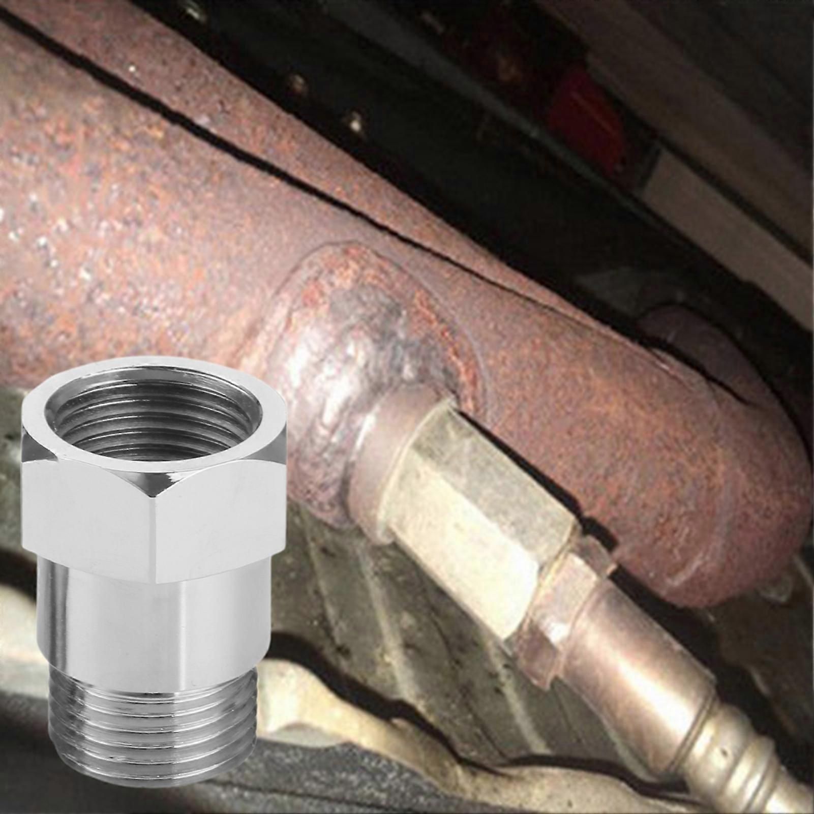 2 pcs O2 Sensor Spacer Thread Universal M18 X 1.5 Car Engine Light Oxygen Sensor Extension Adapter for Vehicle, Metal material - Image 4