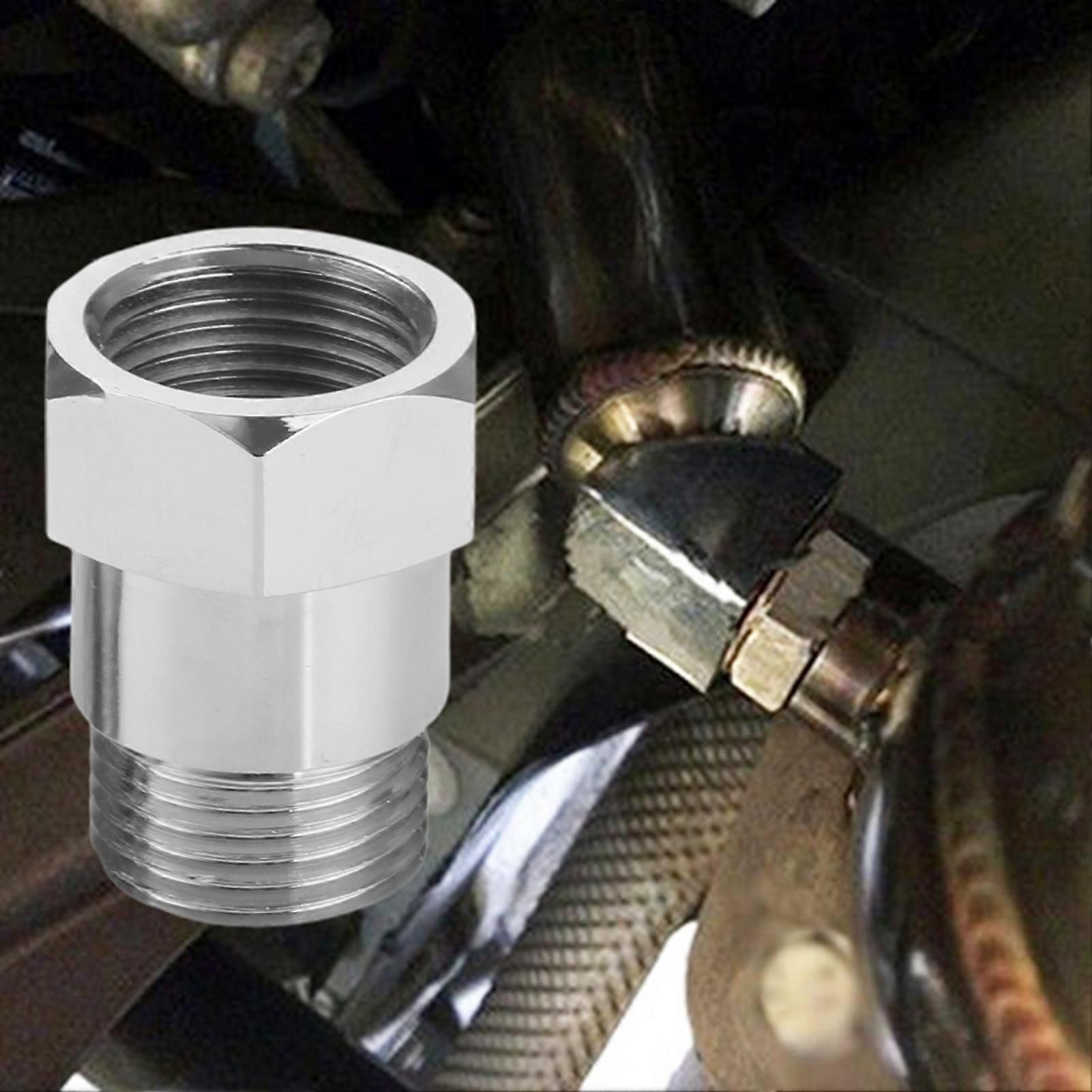 2 pcs O2 Sensor Spacer Thread Universal M18 X 1.5 Car Engine Light Oxygen Sensor Extension Adapter for Vehicle, Metal material - Image 5