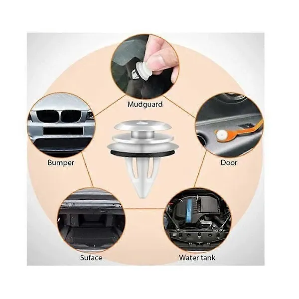 50 Pieces Peugeot Clips Trim Panel Clips Car Door Clips Fastener Universal Holder Vehicle Clips Fasteners, dashboard mounting - Image 3