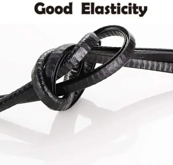 10m edge strip edge profile black edge tape clamping profile rubber, PVC + Rubber material, automotive replacement use, Black Color - Image 4
