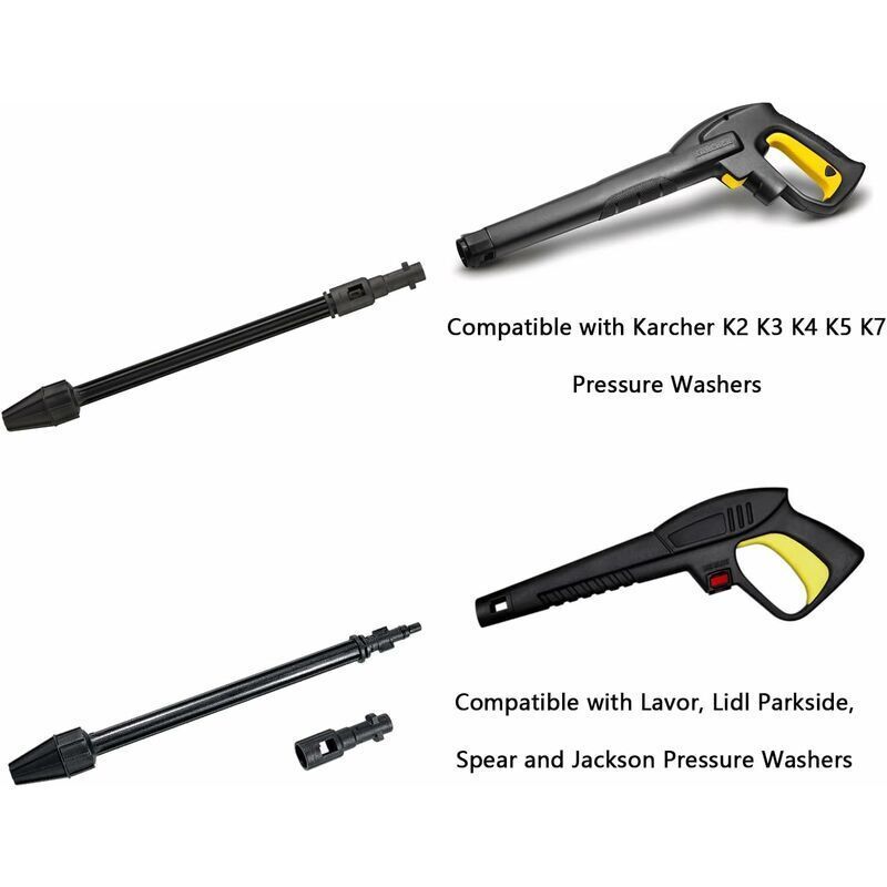 Karcher Rotating Turbo Nozzle, Parkside Lavor K2 K3 K4 K5 K7 Pressure Washer Accessory, 160 Bar Cleaner Nozzle - Image 4