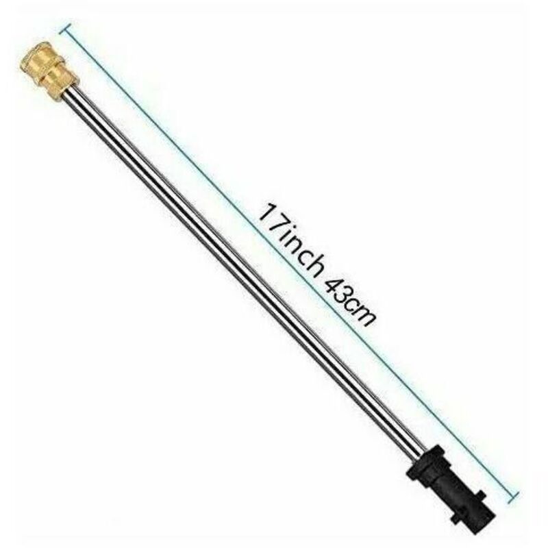 Angled Spray Lance, Underbody Wash Lance Compatible with Karcher K2 K3 K4 K5 K6 K7 Pressure Washer, Gutter Cleaning Kit - Image 2
