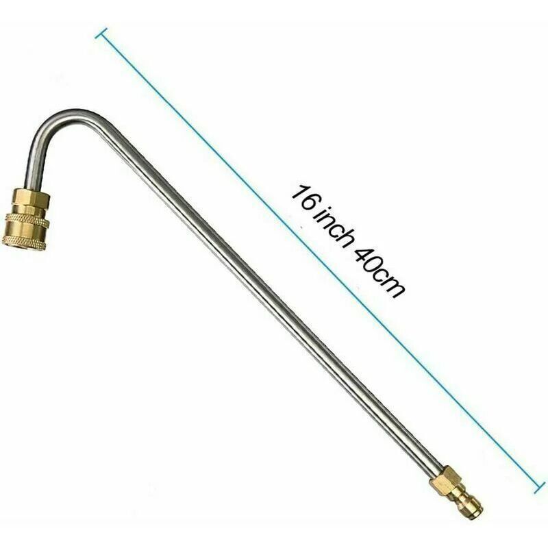 Angled Spray Lance, Underbody Wash Lance Compatible with Karcher K2 K3 K4 K5 K6 K7 Pressure Washer, Gutter Cleaning Kit - Image 3