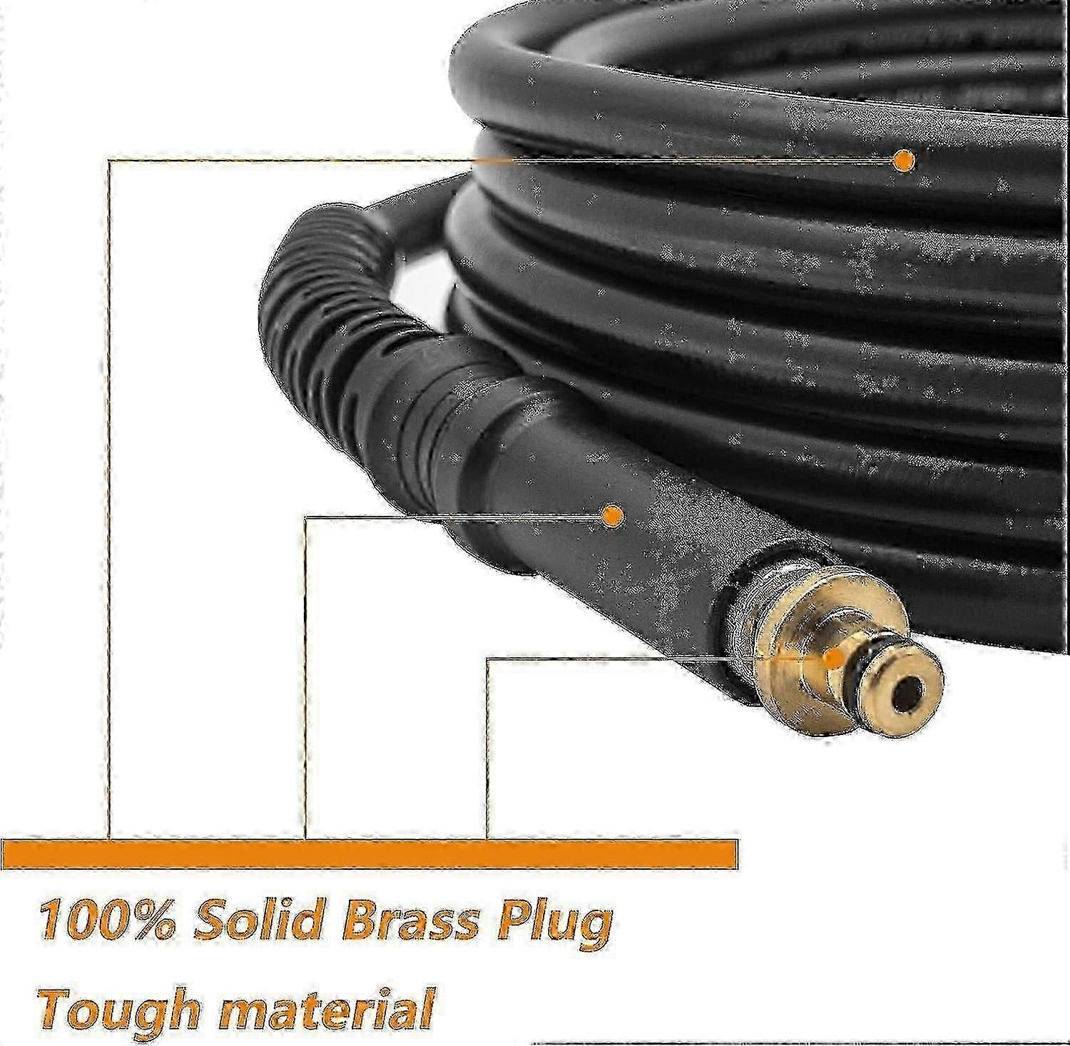 Karcher K2 Old Model High Pressure Washer Hose 6m med M22 14mm Connection 0905, Rubber material, car washing and detailing - Image 2