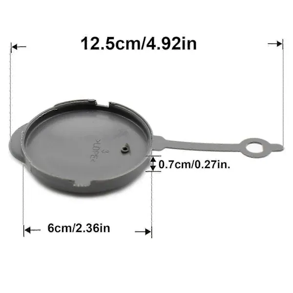 Car Windshield Wiper Washer Fluid Reservoir Cap Water Tank Bottle Cap 28913-1HA3A For Nissan Micra K13 2011 - 2016 Styling, Plastic material - Image 3