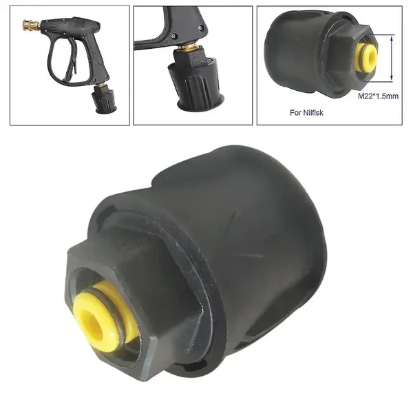 High Pressure Washer Adapter Set, M22 Quick Connect Coupling Kit for Nilfisk Accessories, Plastic Material, 5 x 3 cm Size - Image 3