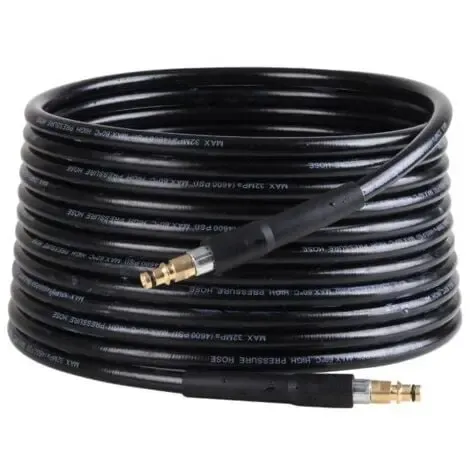 15 m hose compatible with Karcher high-pressure washer, High-pressure hose compatible with Karcher K2 K3 K4 K5 K6 K7 Quick coupling, Black Color - Image 1