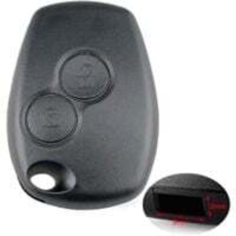 Key case 2 buttons without blade compatible with Renault Clio 3, Twingo 2, Master 3, Kangoo 2, Traffic and Modus Key Shell Plip Polition - Image 2