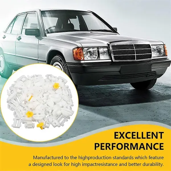 Side Panel Clip Kit Side Door Panel Retaining Clip for 190 W201 190E, Plastic material, direct exterior replacement - Image 3