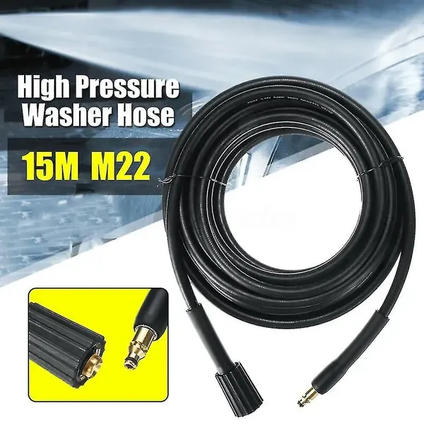 5 m M22 High Pressure Washer Hose for Nilfisk C100 C110 C120 C130 C140, Plastic Replacement Hose for Cleaning Use - Image 3