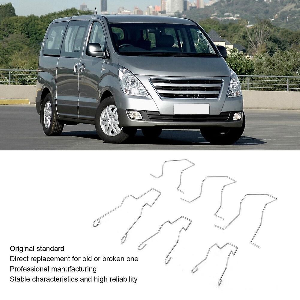 6x Headlight Retaining Clip Spring Bulb For H1/H3/H4/H7 5ZHSFULLKIT, Steel material, direct exterior replacement - Image 4