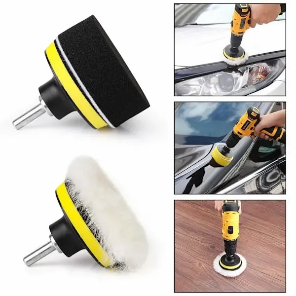 11-piece 80 mm polishing pad polishing sponge drill polishing set with M1, car washing and detailing, polishing or foam cleaning - Image 4