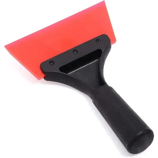 Small rubber squeegee 5 inch window squeegee red, 1, Silicone + Rubber material, automotive replacement use, vehicle maintenance accessory, Red Color - Image 5