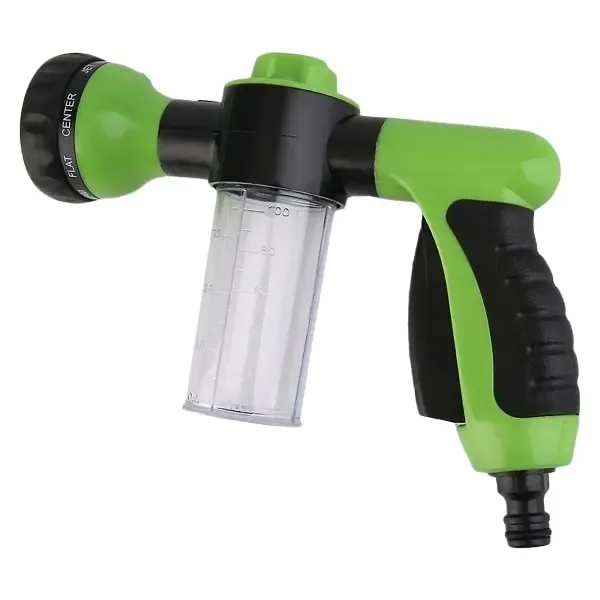 Water Hose Nozzle Car Wash Garden High Pressure Sprinkler Fo green one size, Engineering Plastic material, car washing and detailing, Green Color - Image 2