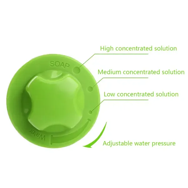 Water Hose Nozzle Car Wash Garden High Pressure Sprinkler Fo green one size, Engineering Plastic material, car washing and detailing, Green Color - Image 5