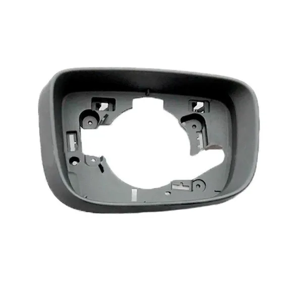 Rearview mirror frame for XC60 2009-2017, right, ABS Plastic material, direct exterior replacement, vehicle trim repair, Black Color - Image 1