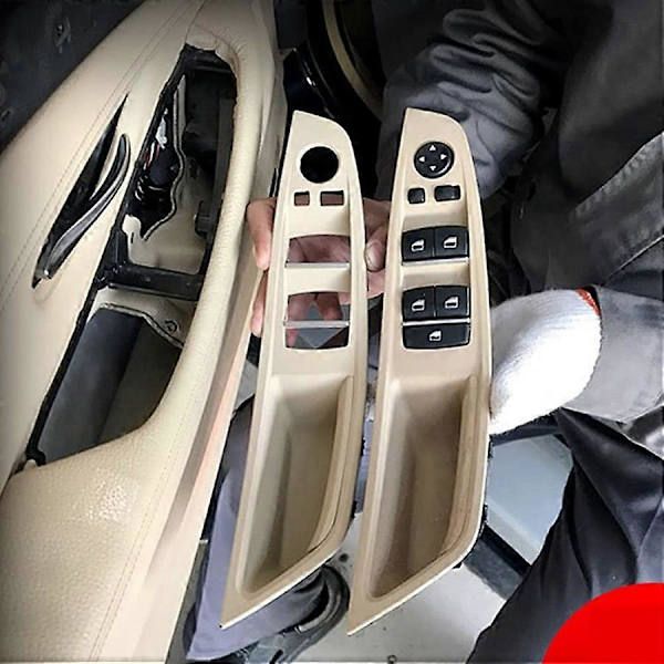 For 5 Series F10 F11 520D 525D 530D 535I LHD Door Handle (Black), ABS material, direct exterior replacement, vehicle trim repair, Black Color - Image 3