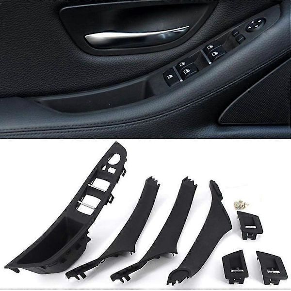For 5 Series F10 F11 520D 525D 530D 535I LHD Door Handle (Black), ABS material, direct exterior replacement, vehicle trim repair, Black Color - Image 4
