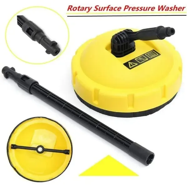 Professional rotating brush with long handle for Karcher K high pressure washer, car washing and detailing, polishing or foam cleaning - Image 5