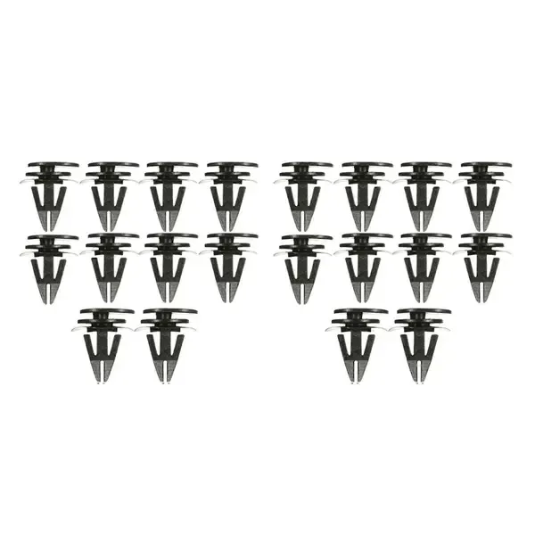 20 pcs Sill Trim Side Skirts Bumper Fastener Clip for Mini Cooper, Plastic material, direct exterior replacement, Black Color - Image 1