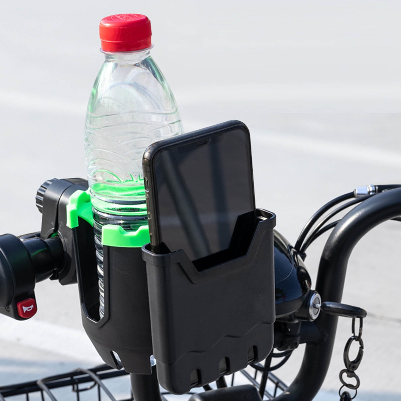 WQJNWEQ-Clearance-Cup-Holder-with-Phone-Holder-Bike-Cup-Holder-2-in-1-Universal-Cup-Phone-Holder-for-Stroller-Bike-Wheelchair-Walker-Scooter #2 - Image 2