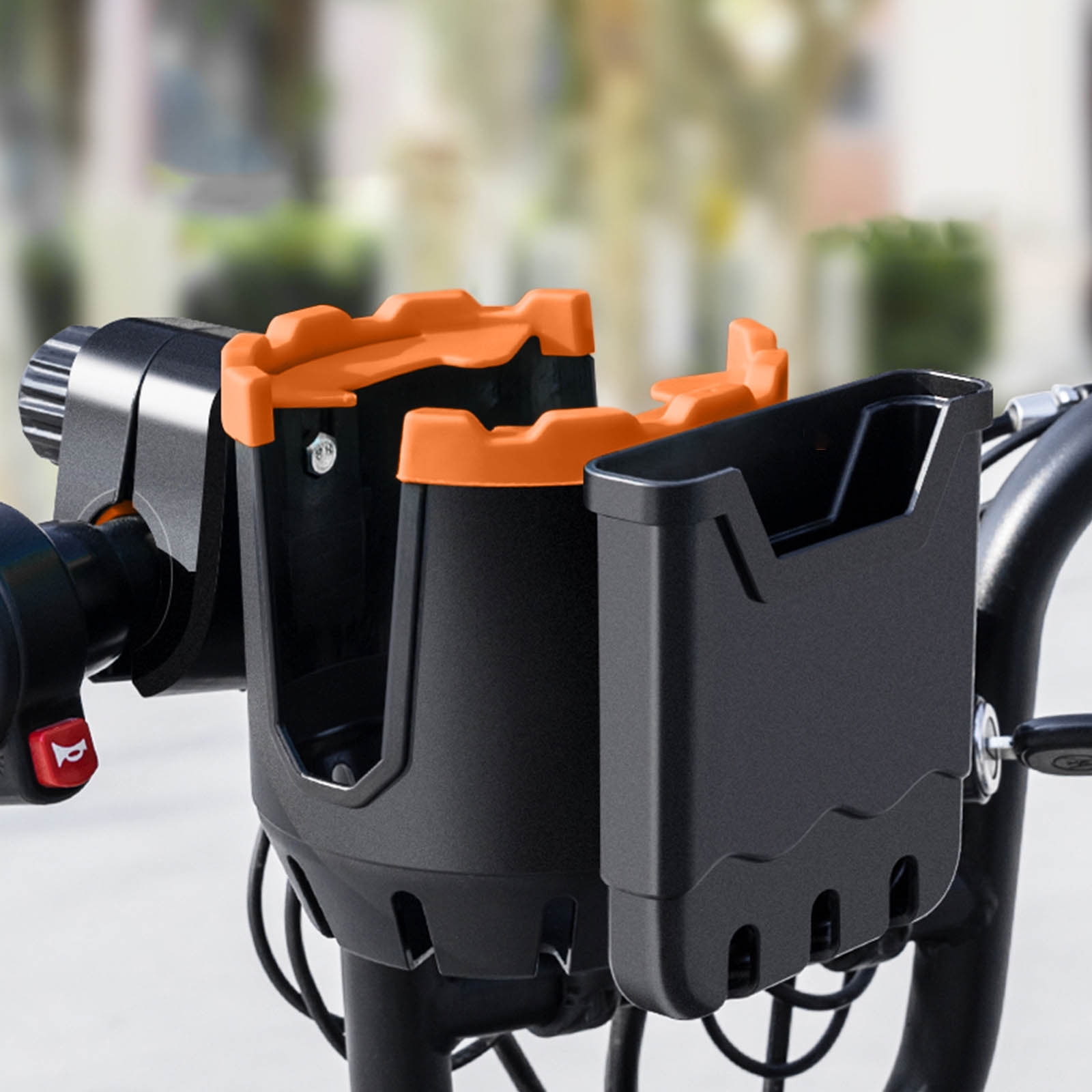 WQJNWEQ-Clearance-Cup-Holder-with-Phone-Holder-Bike-Cup-Holder-2-in-1-Universal-Cup-Phone-Holder-for-Stroller-Bike-Wheelchair-Walker-Scooter #3 - Image 1