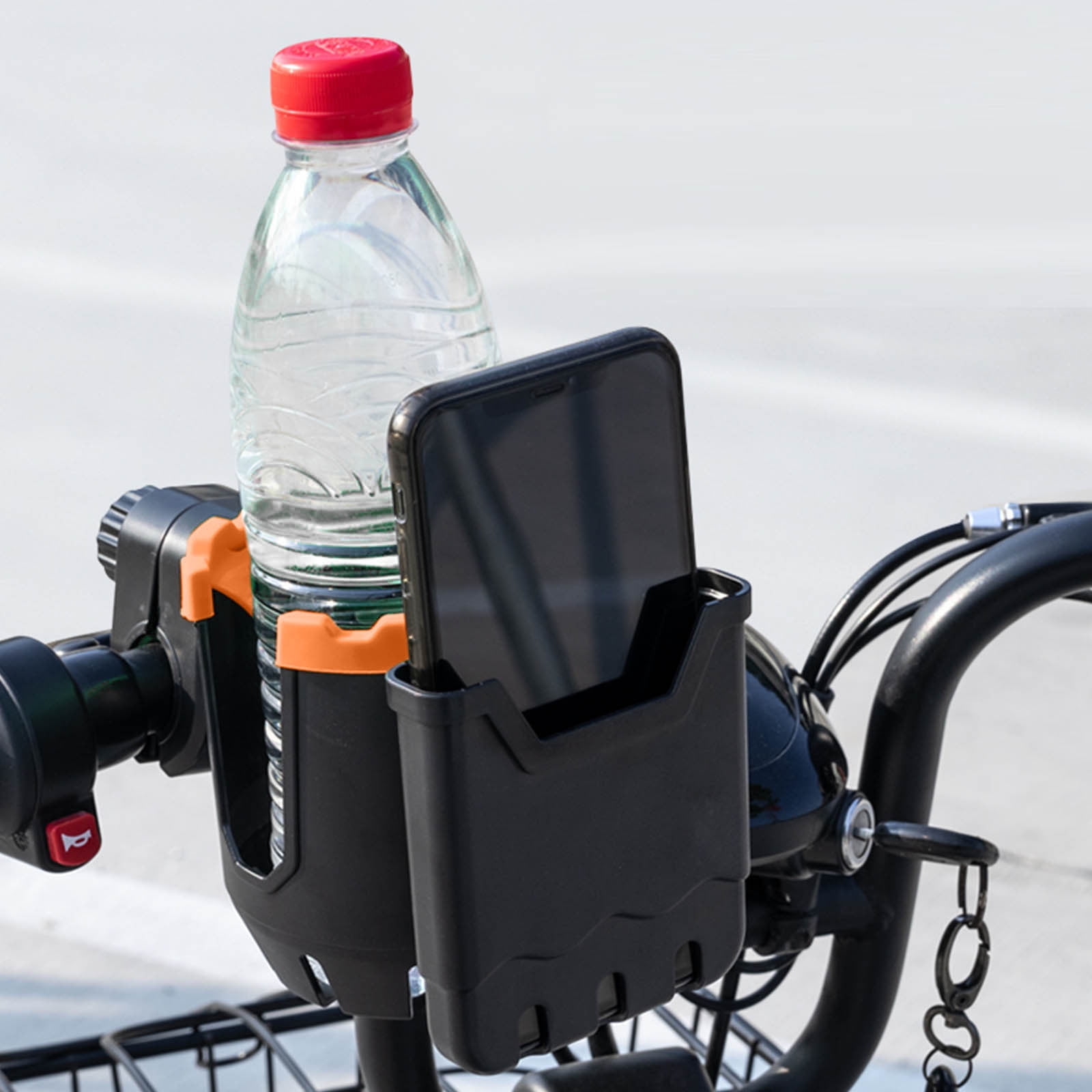 WQJNWEQ-Clearance-Cup-Holder-with-Phone-Holder-Bike-Cup-Holder-2-in-1-Universal-Cup-Phone-Holder-for-Stroller-Bike-Wheelchair-Walker-Scooter #3 - Image 2