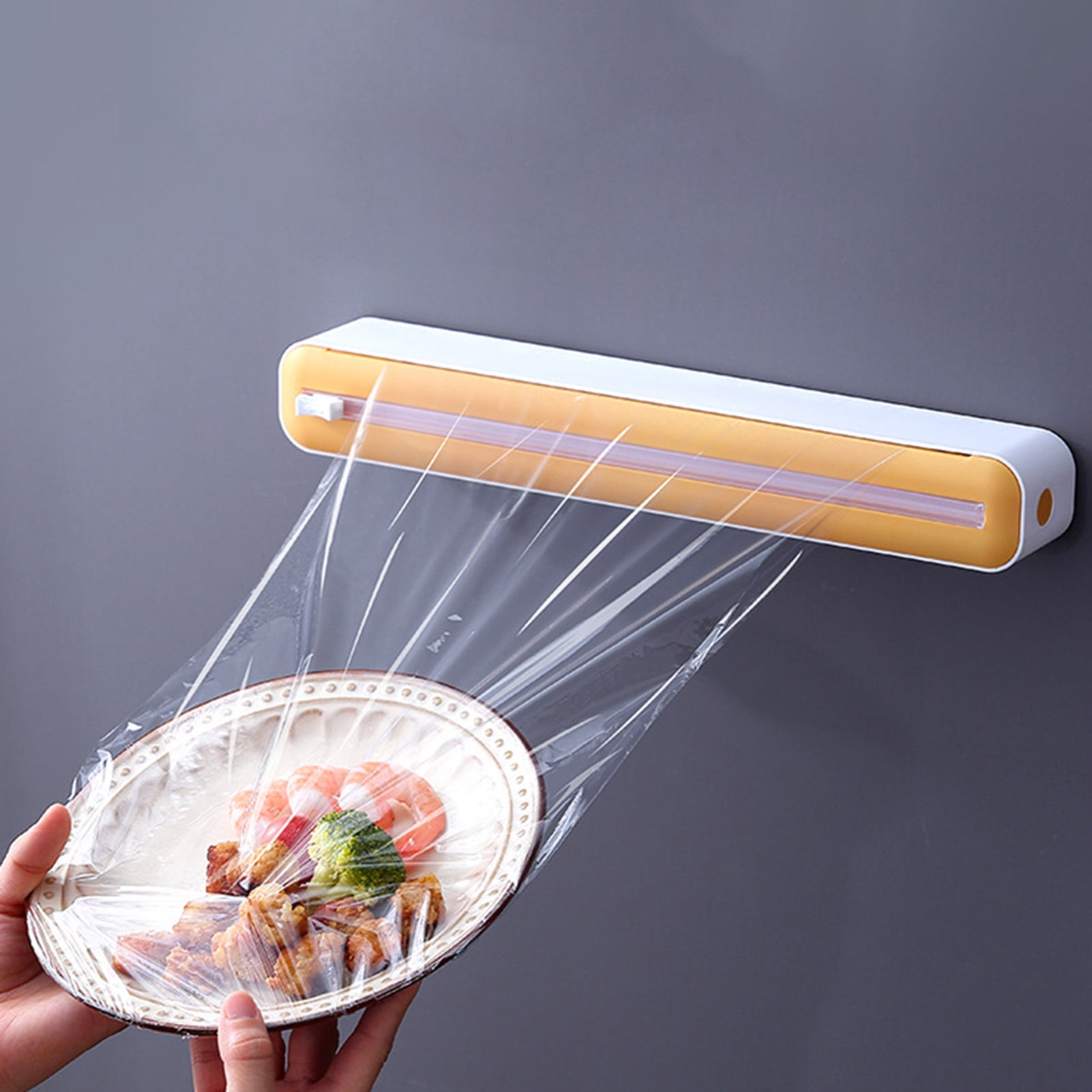 Cling Wrap Cutter - Magnetic Back Design - Two-Way Slider - Plastic Wrap Cutting - Fridge Mounted - Saran Wrap Organizer - Kitchen Tool Green - Image 3