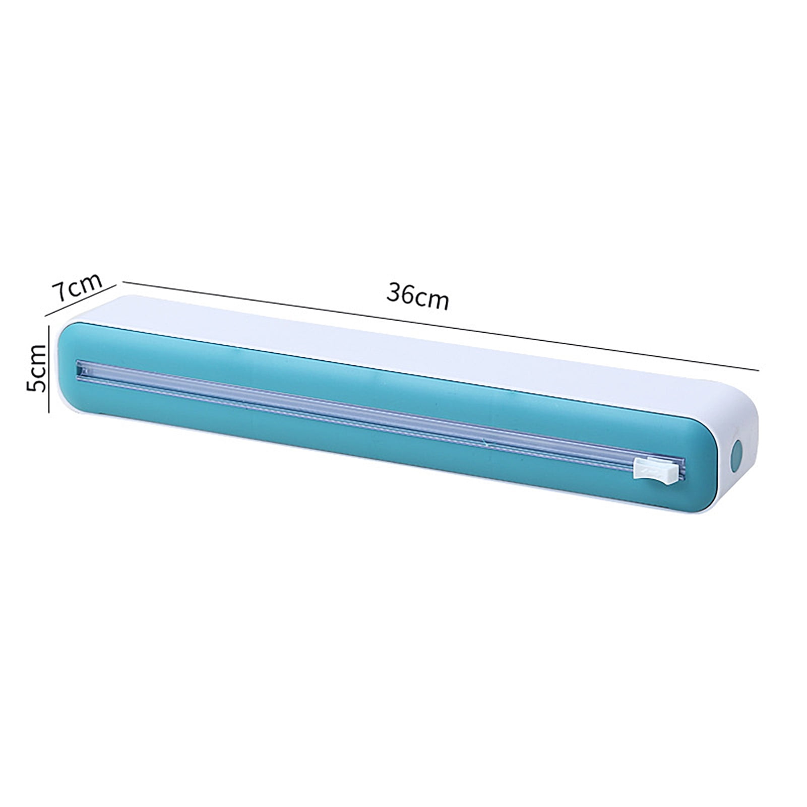 Cling Wrap Cutter - Magnetic Back Design - Two-Way Slider - Plastic Wrap Cutting - Fridge Mounted - Saran Wrap Organizer - Kitchen Tool Green - Image 5