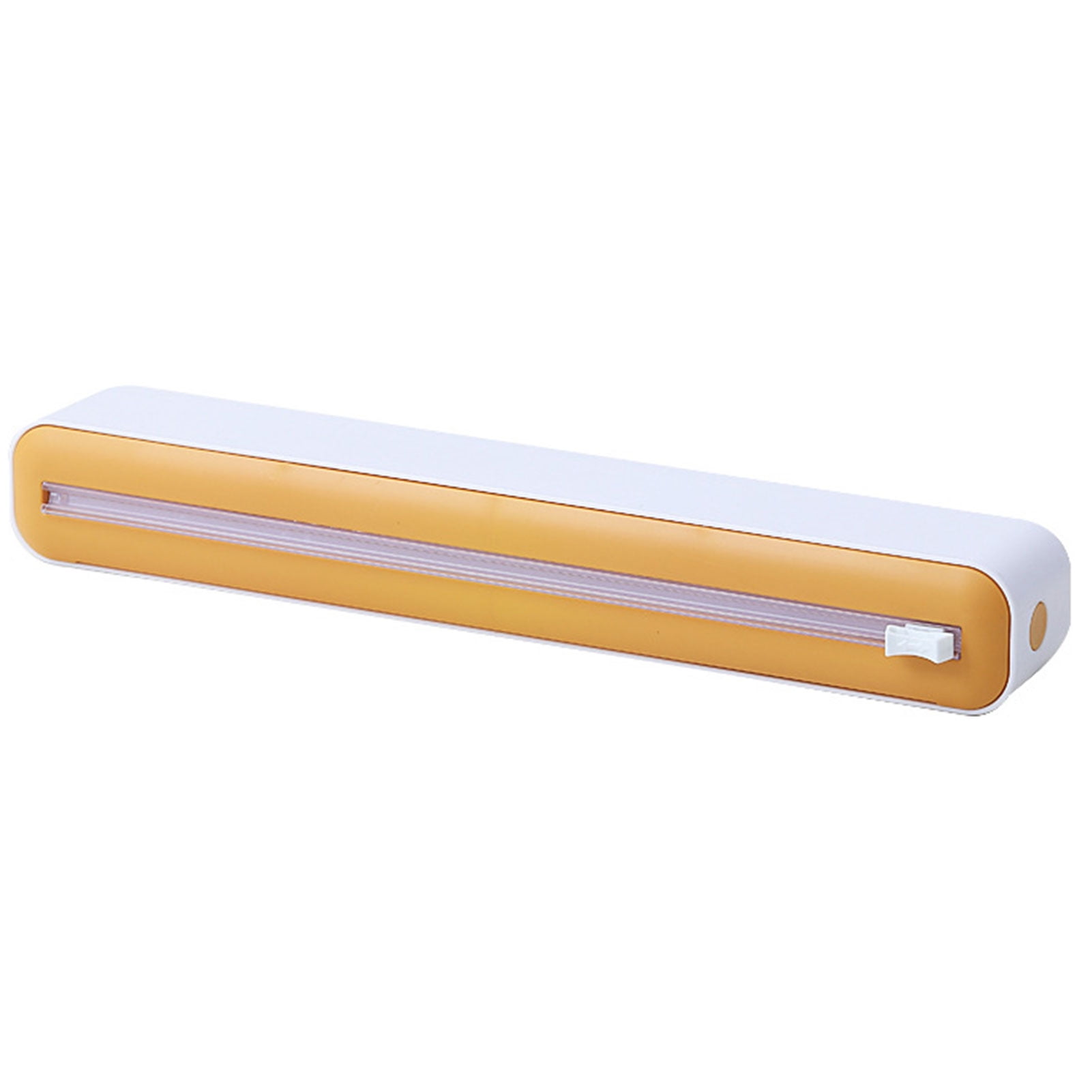 Cling Wrap Cutter - Magnetic Back Design - Two-Way Slider - Plastic Wrap Cutting - Fridge Mounted - Saran Wrap Organizer - Kitchen Tool Yellow - Image 2