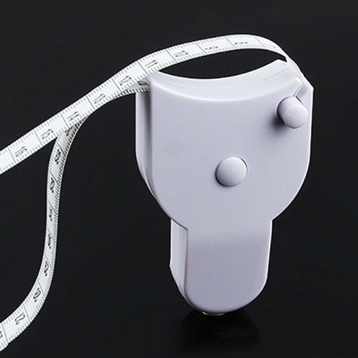 Body Measuring Tape, 60 Inch Retractable Measuring Tape for Body: Waist, Hip, Bust, Arms, and More (White) White - Image 5