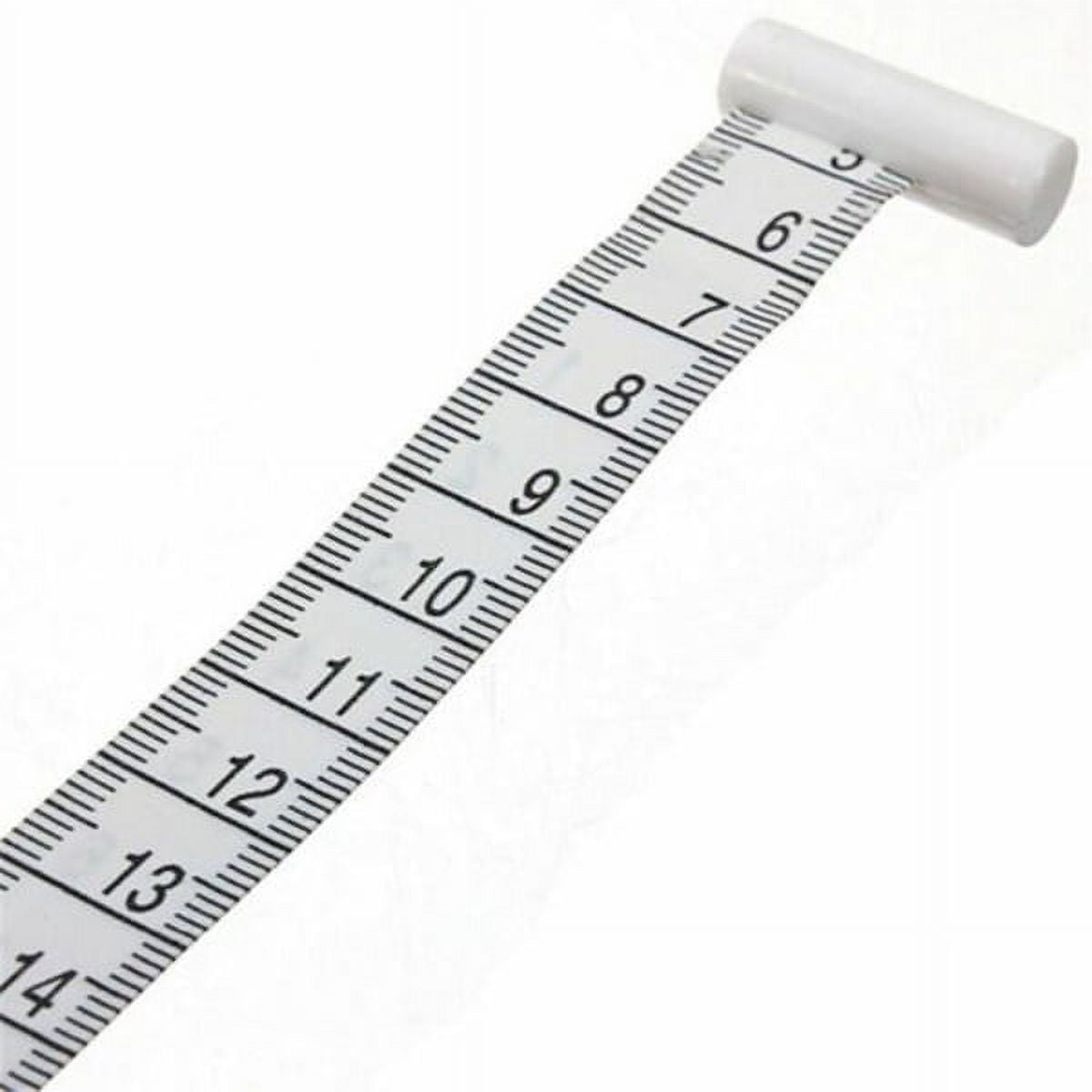 Body Measuring Tape, 60 Inch Retractable Measuring Tape for Body: Waist, Hip, Bust, Arms, and More (White) White - Image 6