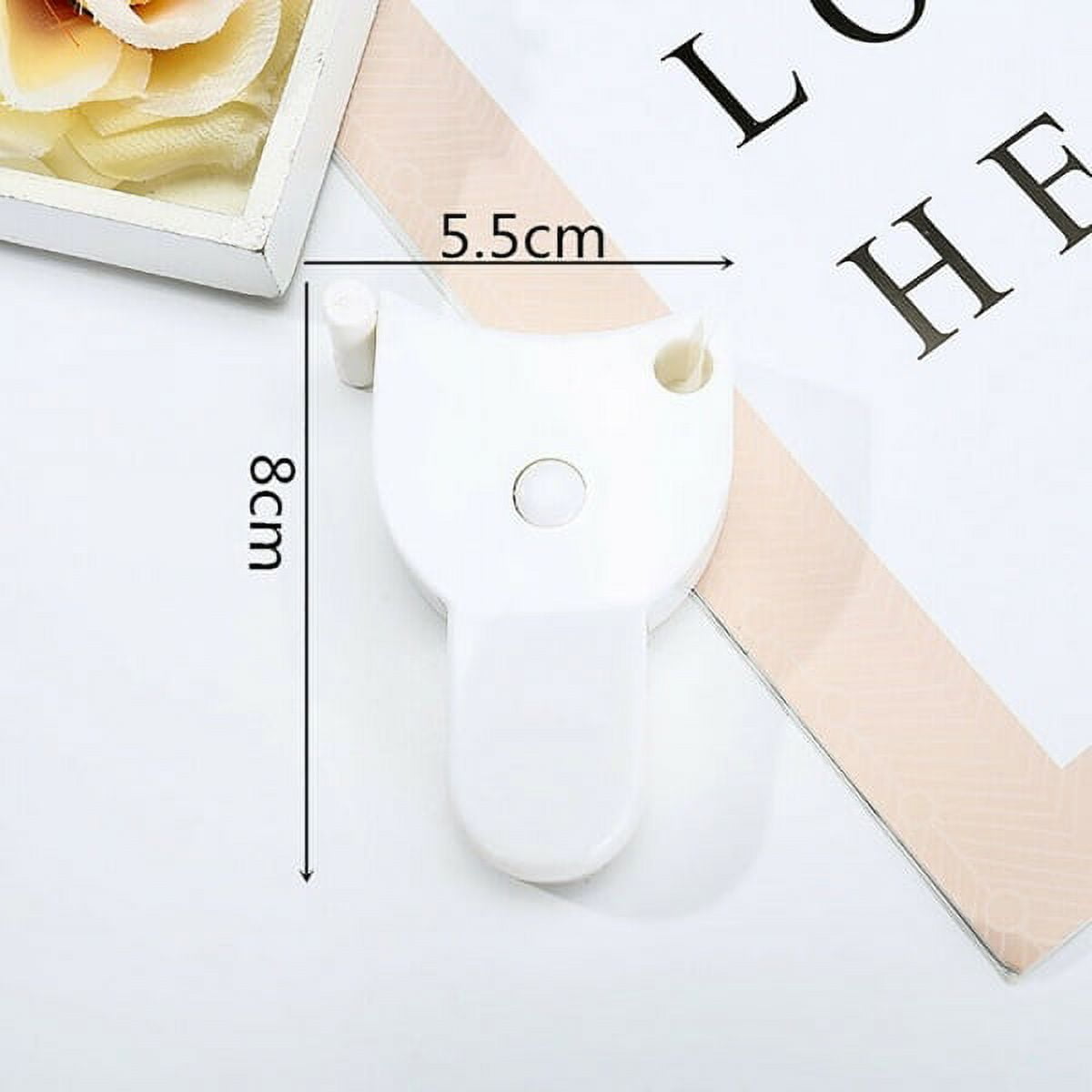 Body Measuring Tape, 60 Inch Retractable Measuring Tape for Body: Waist, Hip, Bust, Arms, and More (White) White - Image 8