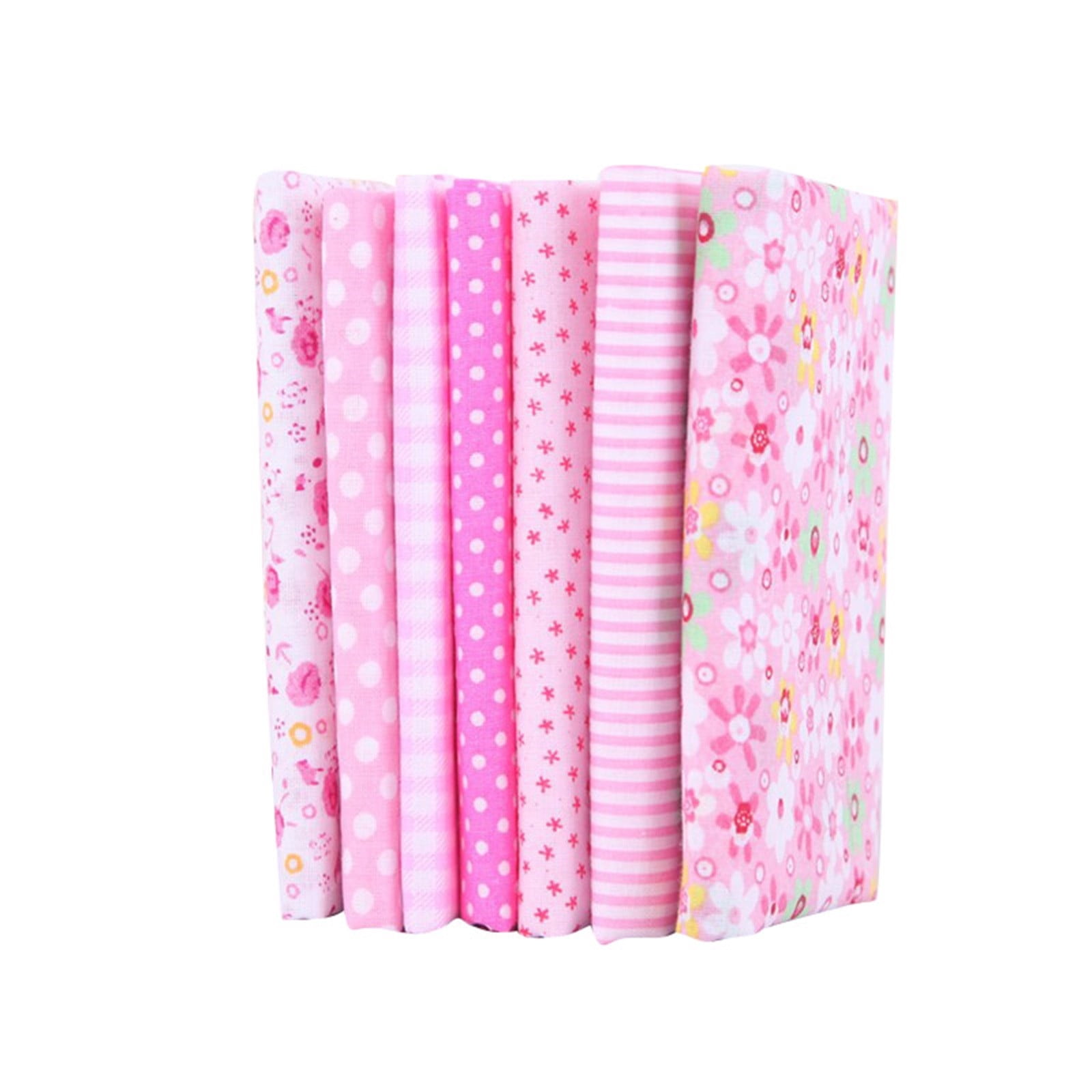 Tdoenbutw clearance Cotton Crafts Fabric Bundle Patchwork Squares Quilting Sewing Patchwork DIY 7PCS 7PC DIY Fabric fall fabric squares clearance sale Multicolor - Image 3
