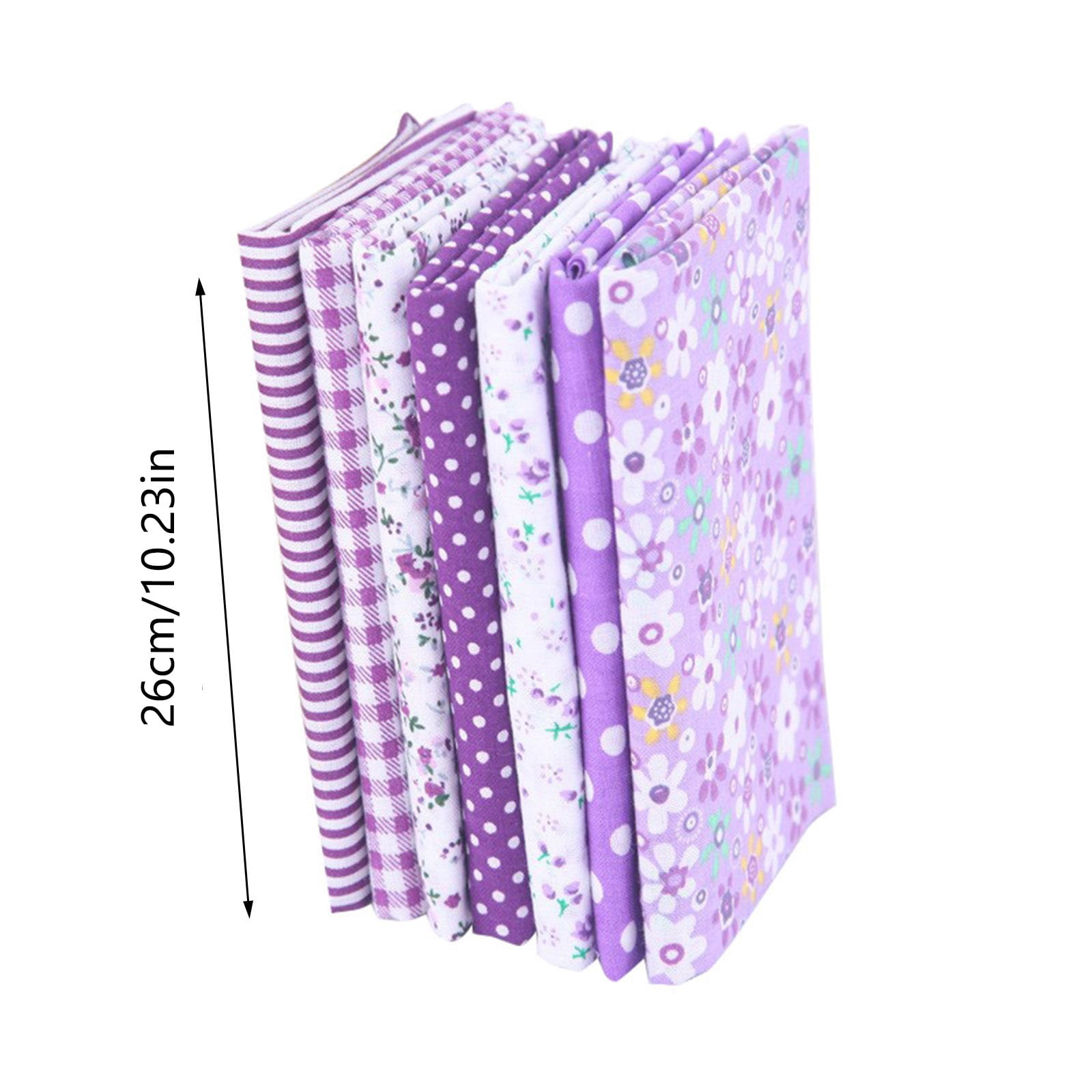 Tdoenbutw clearance Cotton Crafts Fabric Bundle Patchwork Squares Quilting Sewing Patchwork DIY 7PCS 7PC DIY Fabric fall fabric squares clearance sale Z-Red2 - Image 3