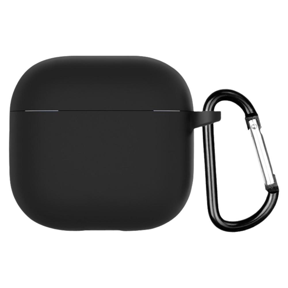 Gracefulvara Pink for Apple Airpods 4 2024 model earphone cover silicone cover anti-fall and dustproof charging case case Black - Image 1