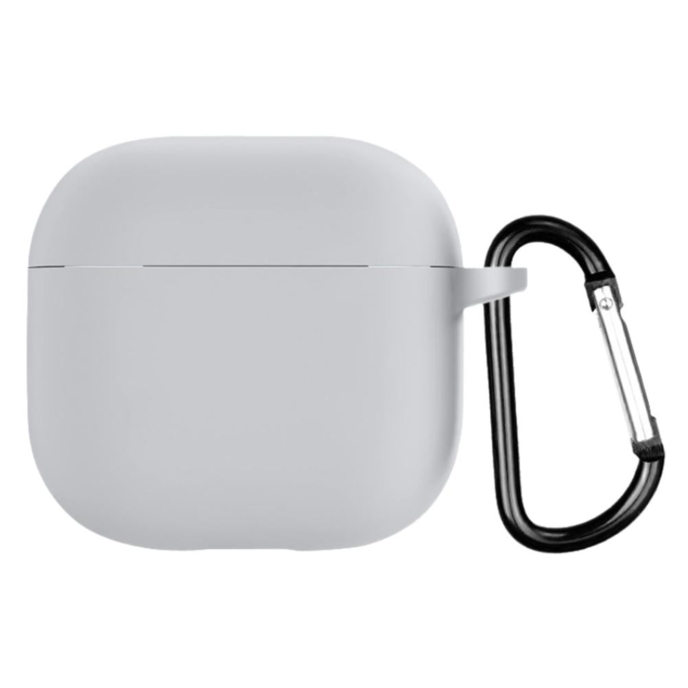 Gracefulvara Pink for Apple Airpods 4 2024 model earphone cover silicone cover anti-fall and dustproof charging case case Gray - Image 1