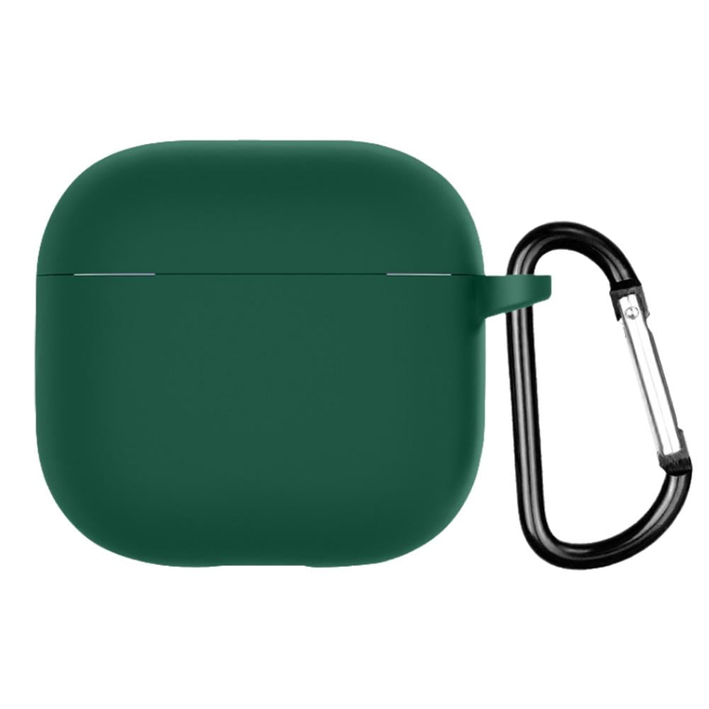 Gracefulvara Pink for Apple Airpods 4 2024 model earphone cover silicone cover anti-fall and dustproof charging case case Green - Image 1