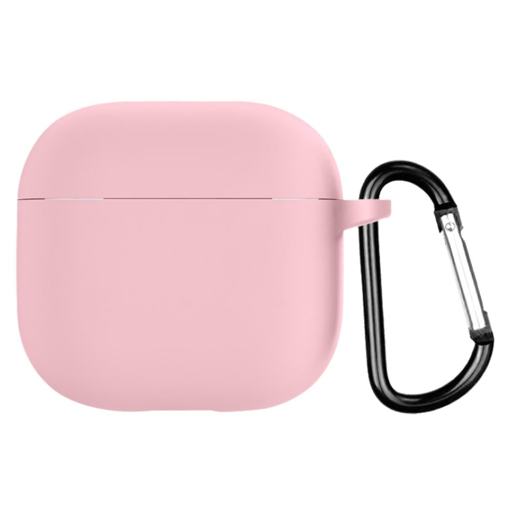 Gracefulvara Pink for Apple Airpods 4 2024 model earphone cover silicone cover anti-fall and dustproof charging case case Pink - Image 1